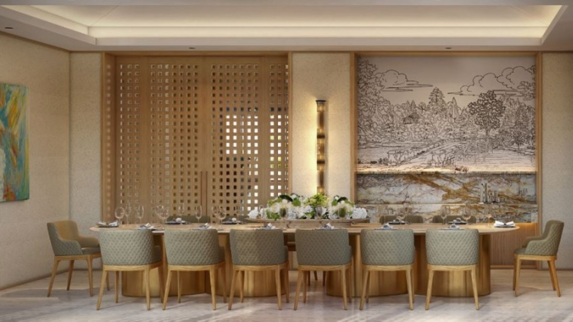 15 Holland Hill Singapore luxury apartments dining area