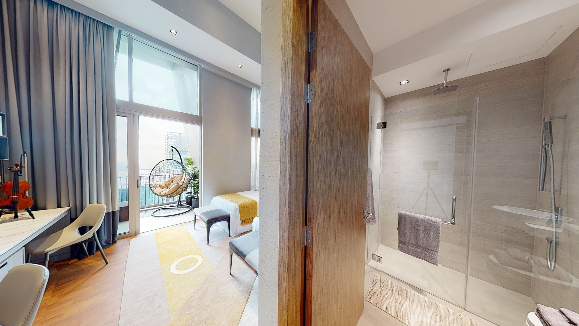 V On Shenton Singapore luxury apartments bathroom 1
