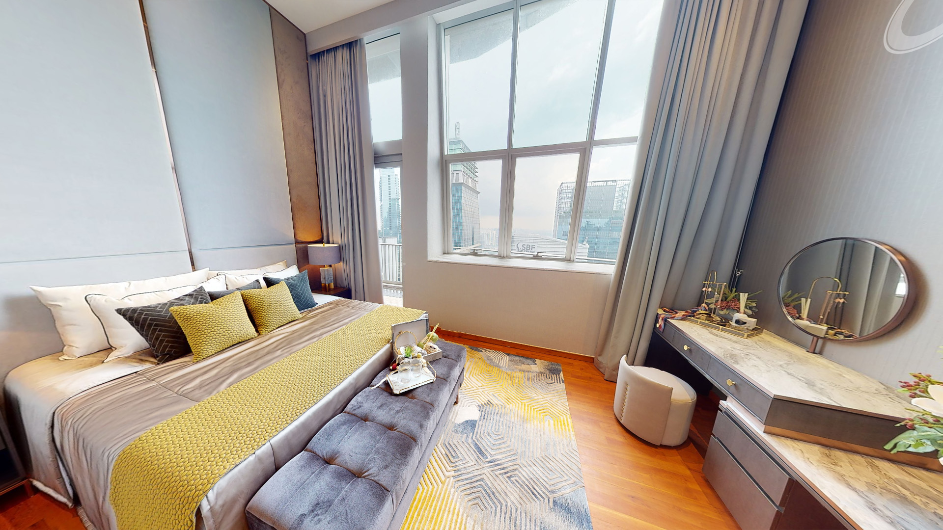 V On Shenton Singapore luxury apartments bedroom 1