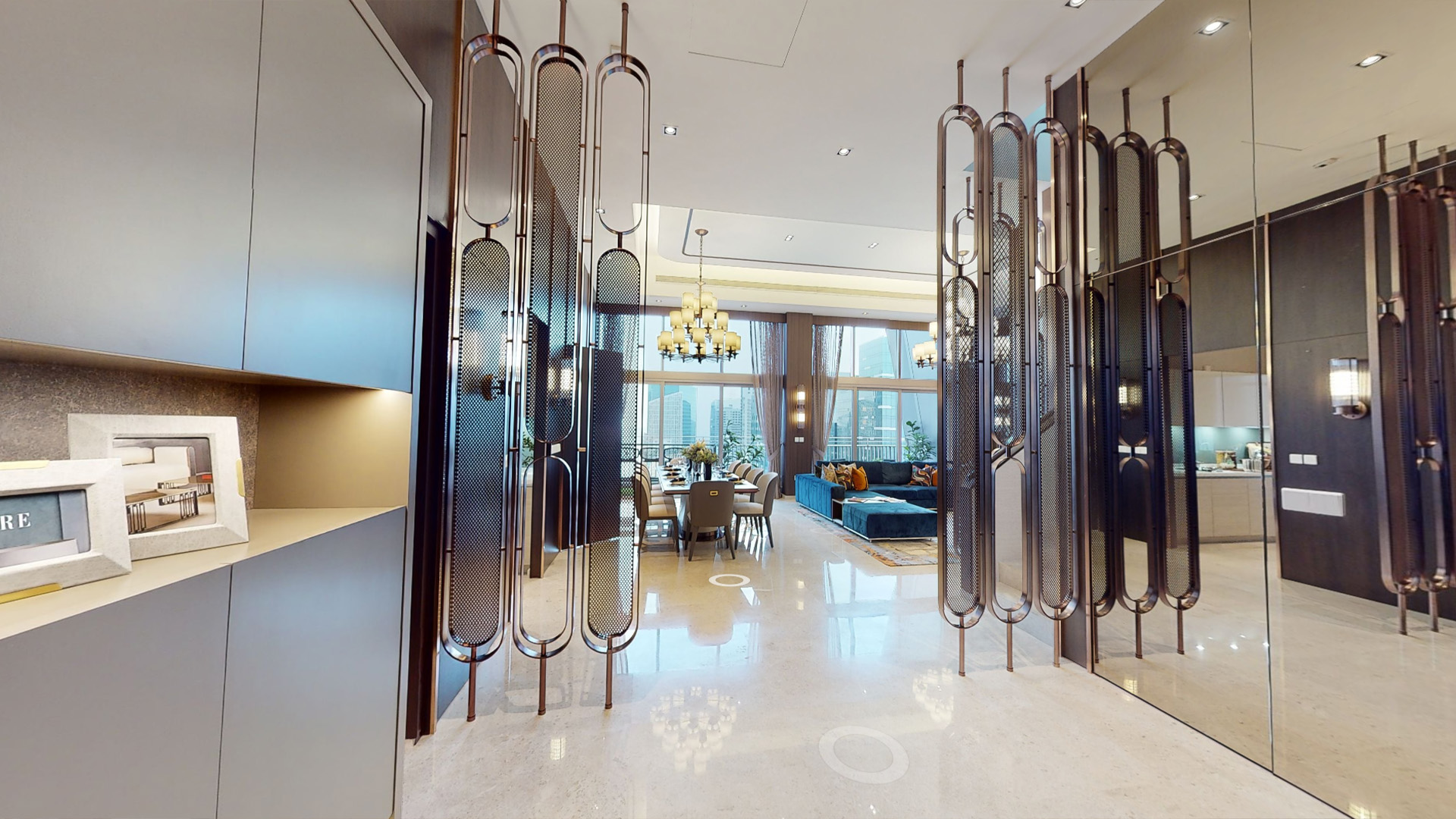 V On Shenton Singapore luxury apartments foyer