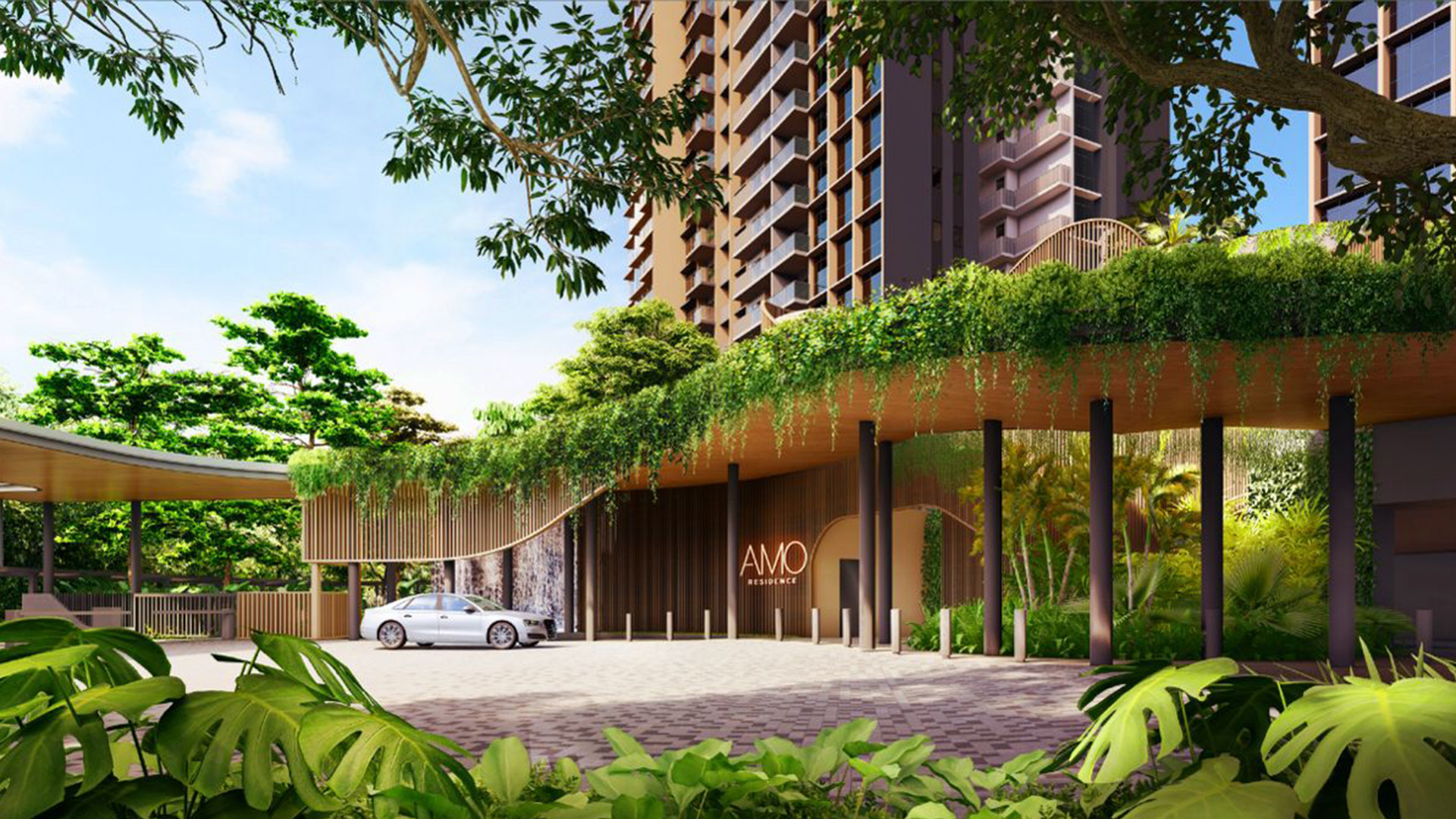 Amo Residence Singapore luxury apartments Arrival Court