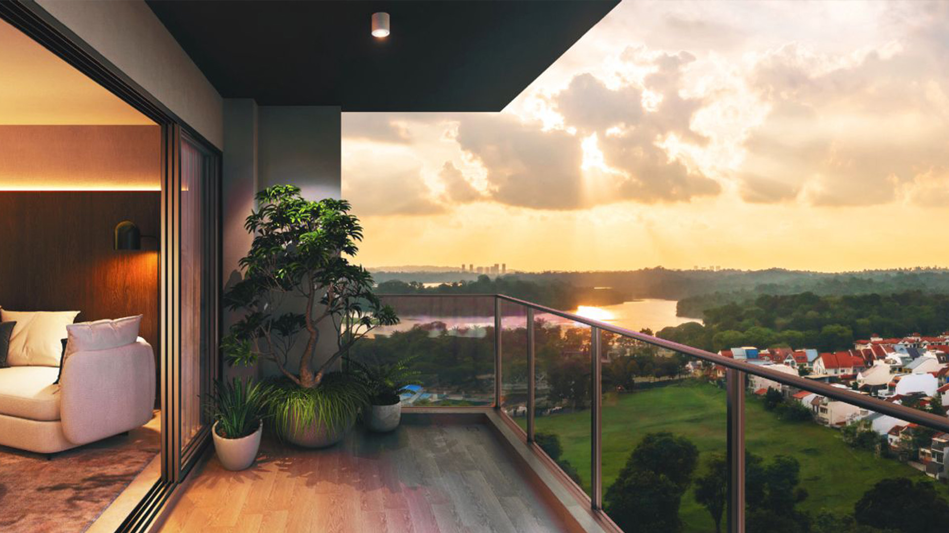 Amo Residence Singapore luxury apartments Balcony