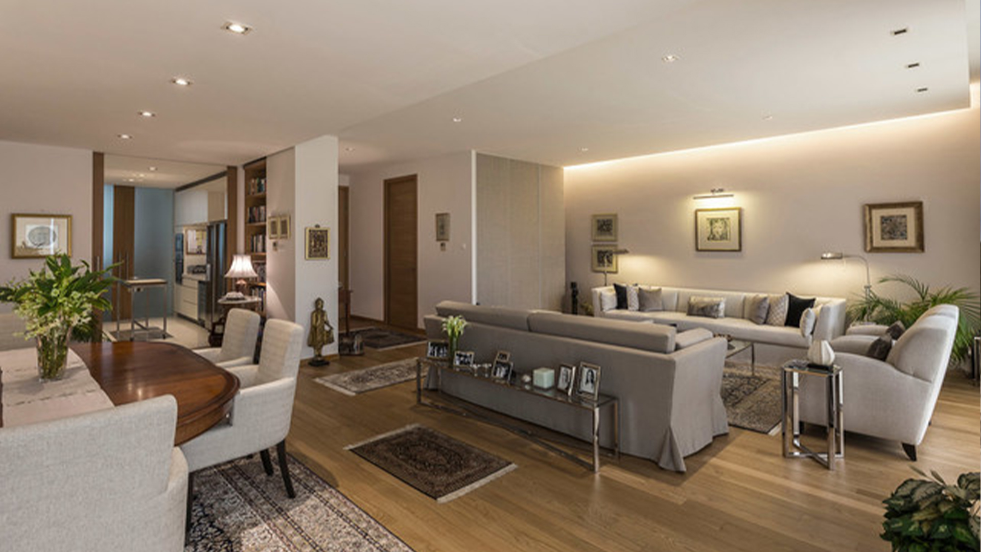 Grange Residences Singapore Luxury Apartments living room 1