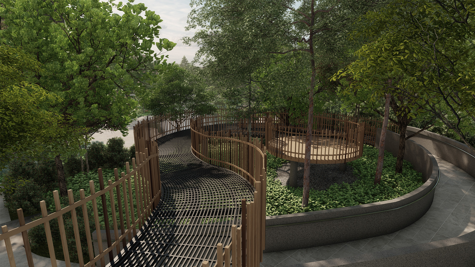 KI Residences Singapore Luxury Apartments walkway
