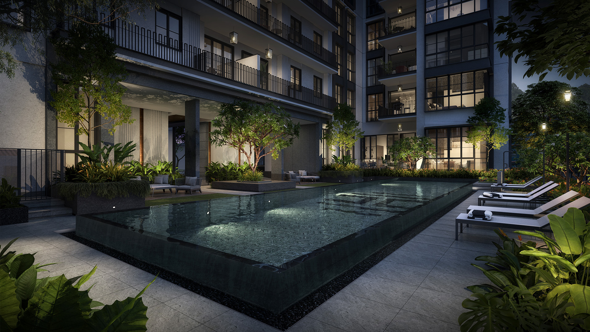 Royal Hallmark Singapore luxury homes Pool