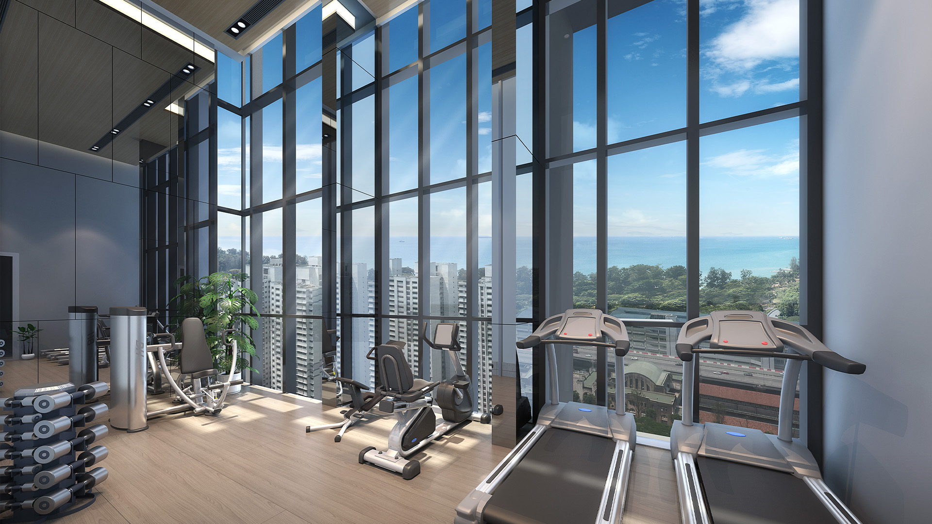 Sky Everton Singapore luxury apartments gymnasium