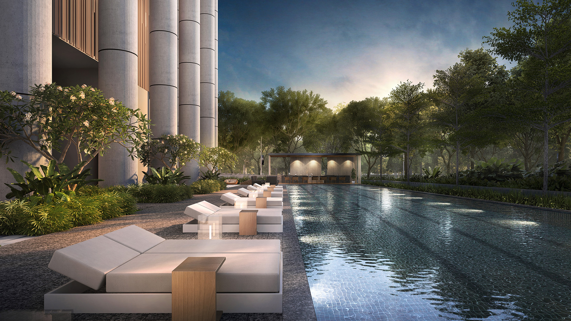 Sky Everton Singapore luxury apartments swimming pool
