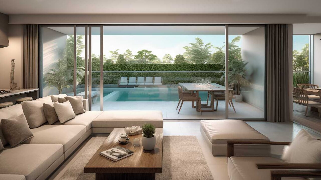 Arina East Residences Living Room Luxury Properties Singapore Luxury Homes