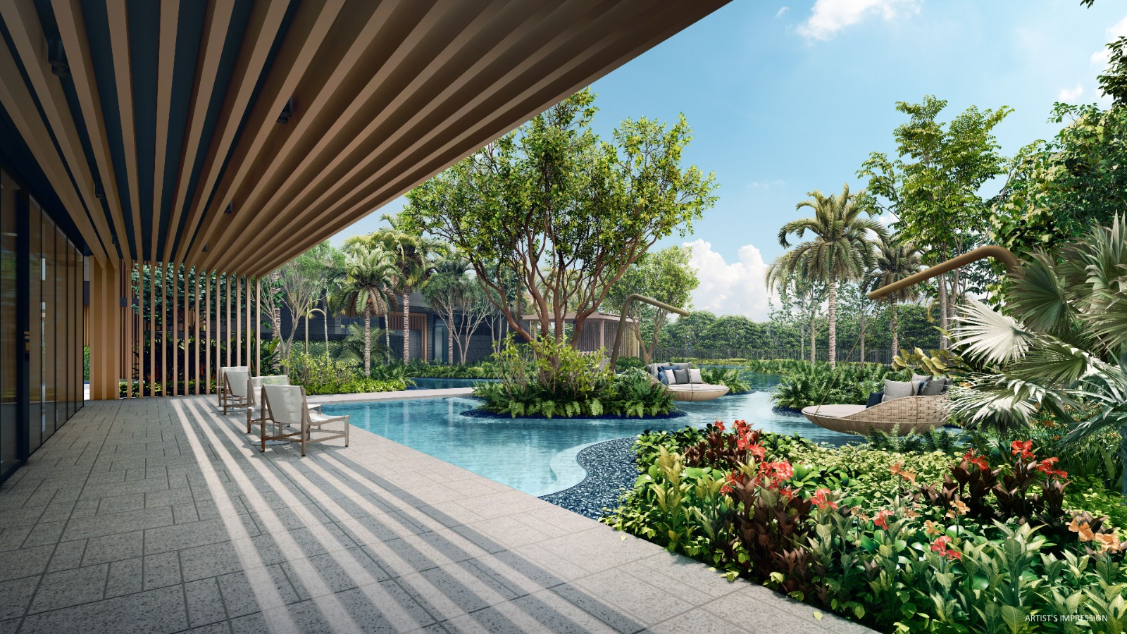 Meyer Blue Swimming Pool Deck Luxury Properties Singapore Luxury Homes