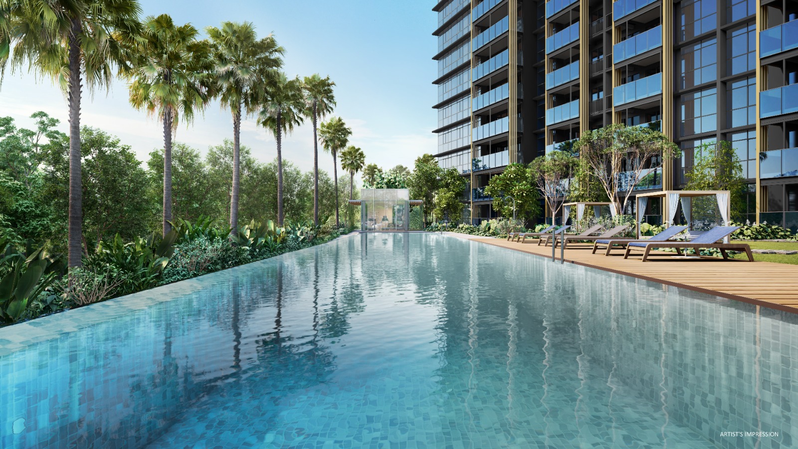 Meyer Blue Swimming Pool Luxury Properties Singapore Luxury Homes