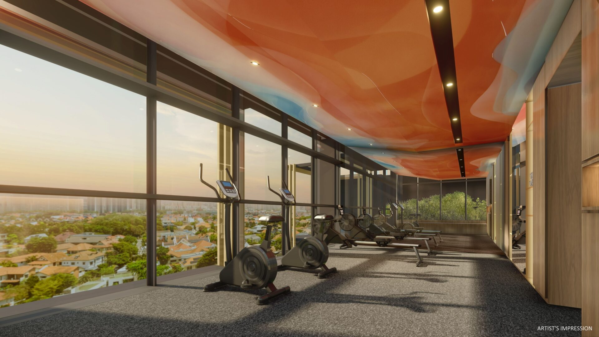 Meyer Blue Gym Room Fitness Luxury Properties Singapore Luxury Homes