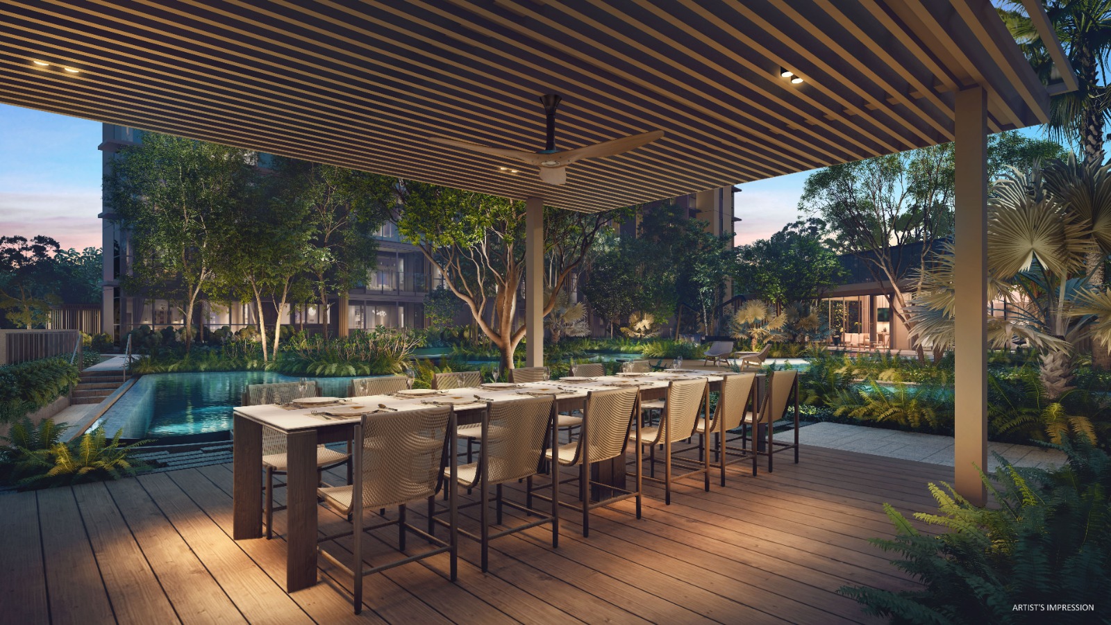 Meyer Blue Social Lounge Luxury Properties Singapore Luxury Homes