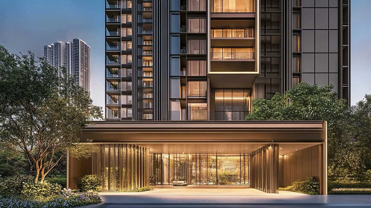 The Orie Exterior Greenery Luxury Property Singapore Luxury Homes