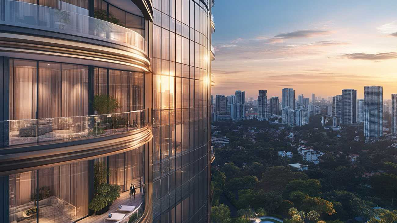 The Orie Exterior Greenery Luxury Property Singapore Luxury Homes