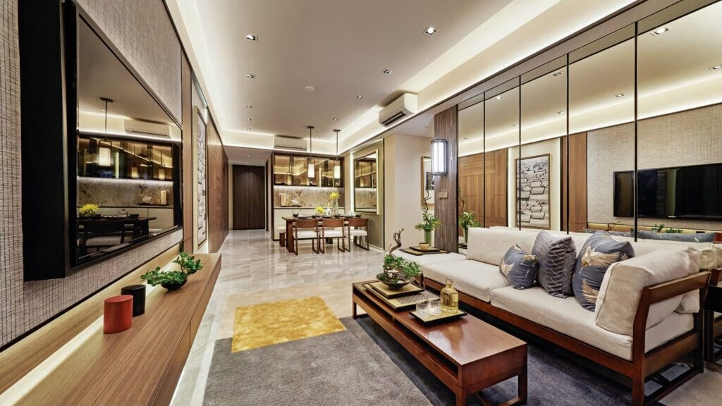 The Orie Living Room Luxury Property Singapore Luxury Homes