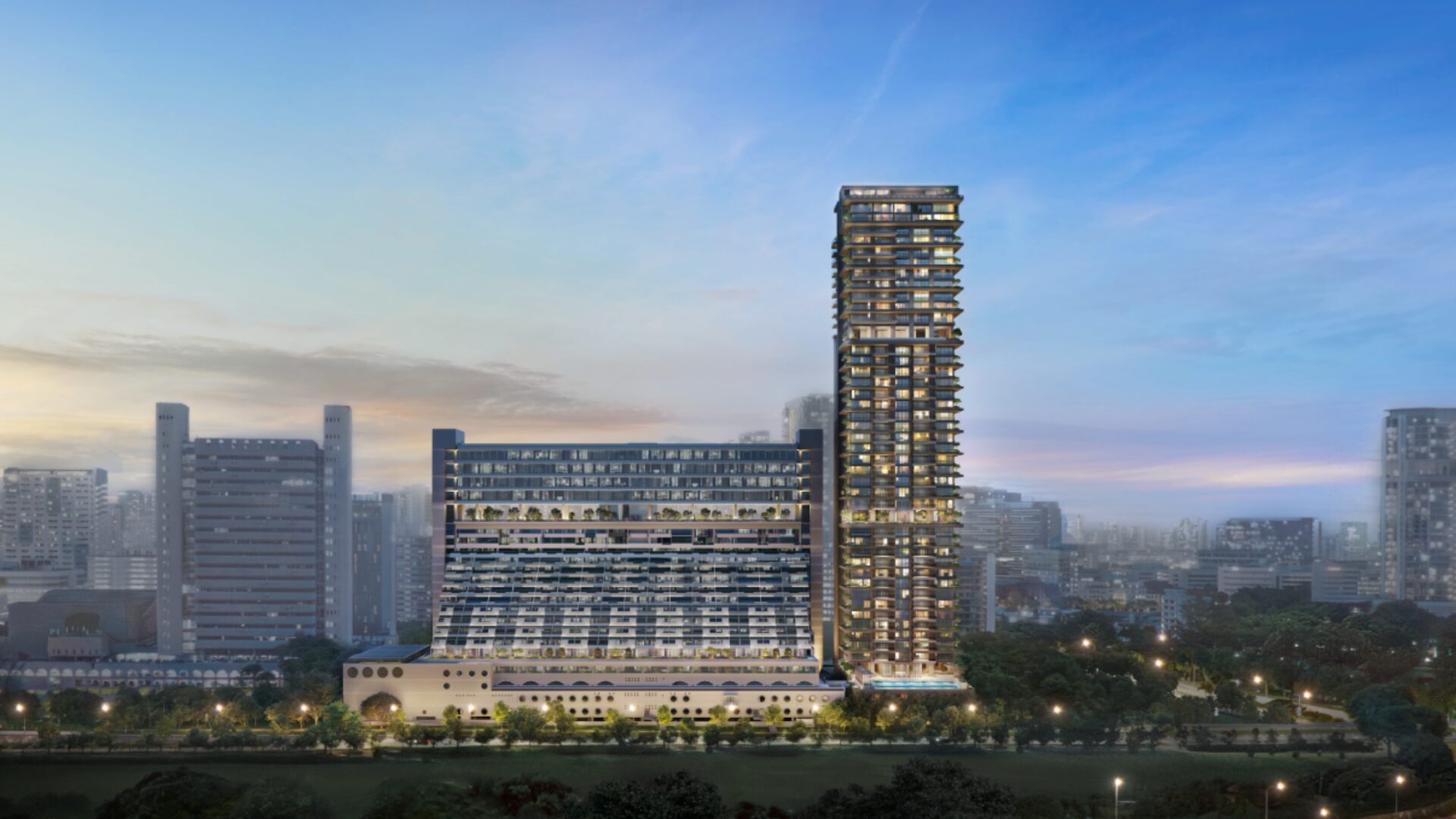 Aurea Noon Exterior Building Look Luxury Property Singapore Luxury Homes