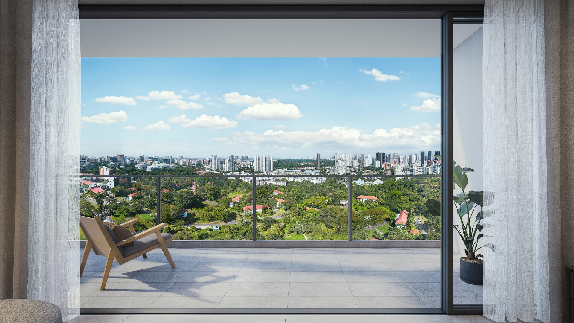 Bloomsburry Residences Balcony View Luxury Property Singapore Luxury Homes