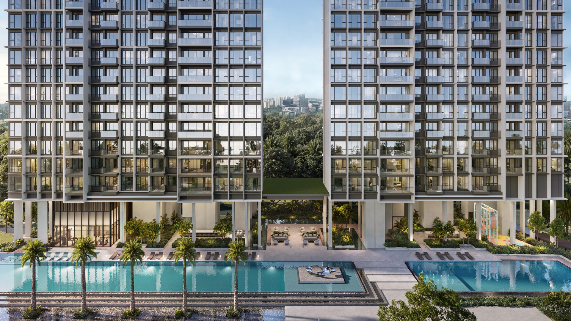 Bloomsburry Residences Building Pool View Luxury Property Singapore Luxury Homes
