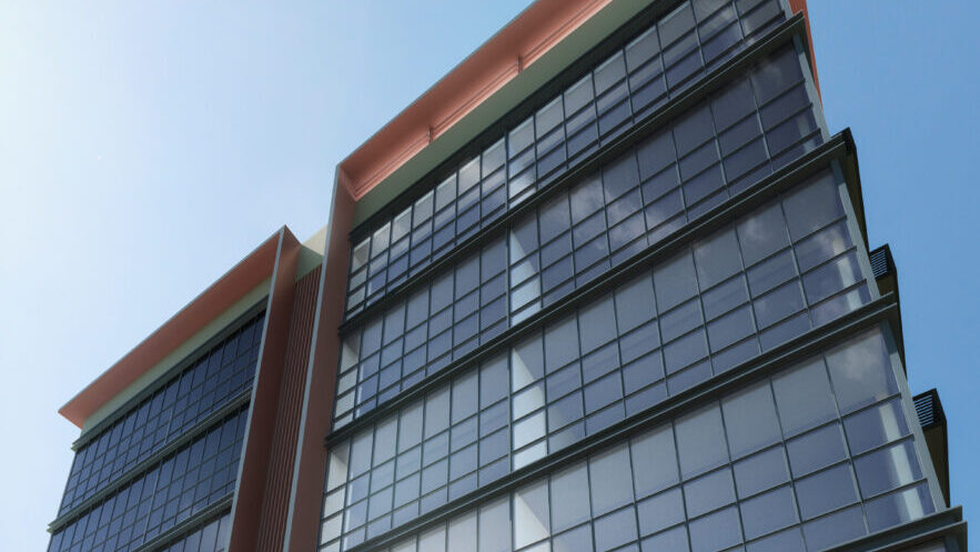 CT Pemimpin Exterior Full Glass Luxury Commercial Property Singapore Luxury Homes