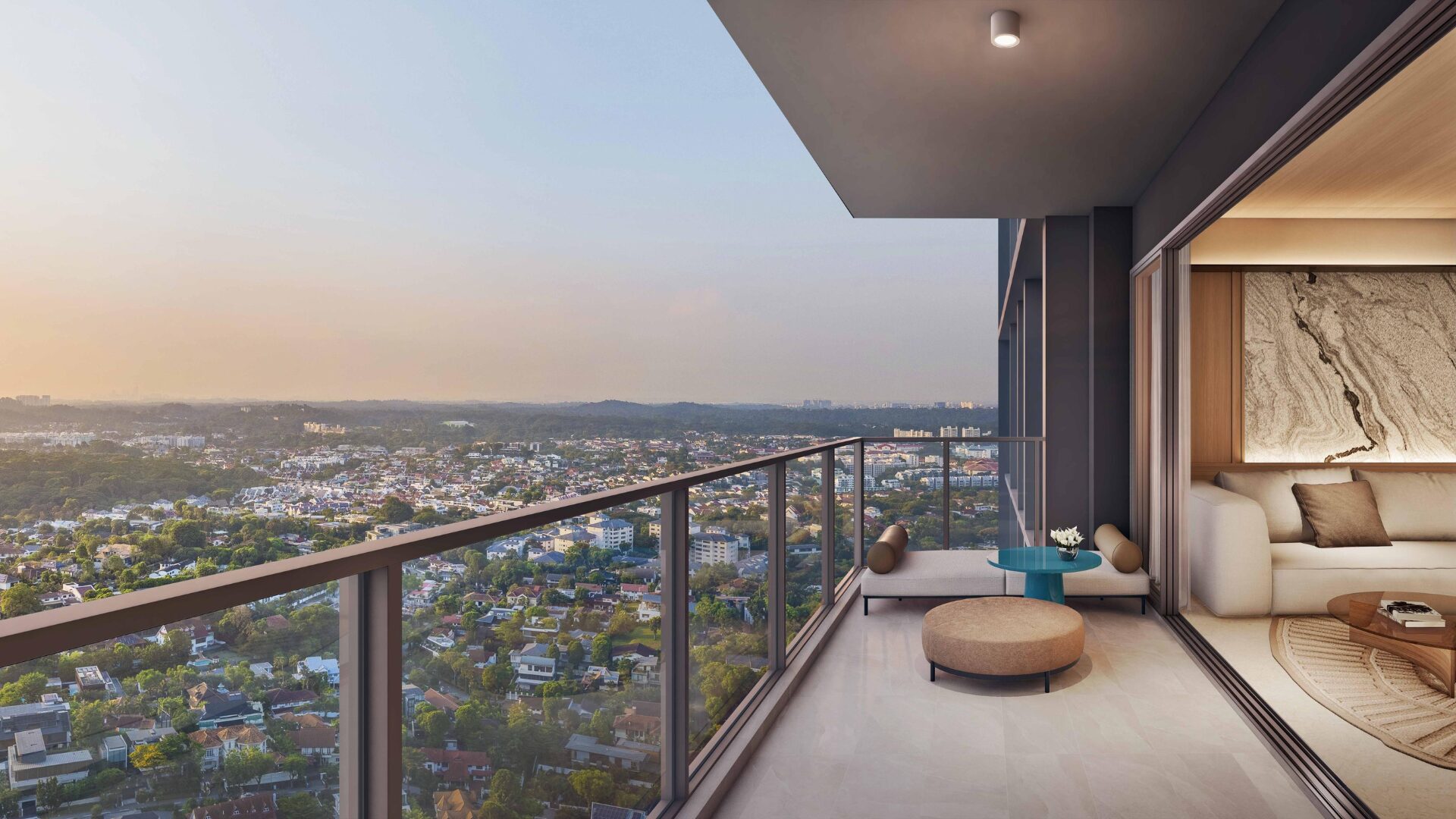 Skye at Holland Balcony Sky View Luxury Condominium Singapore Luxury Homes