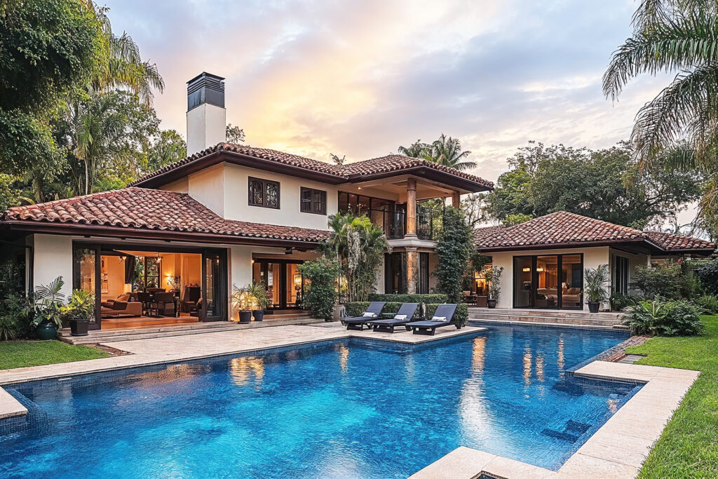 Elegant villa with private pool and tropical landscaping - Singapore luxury homes