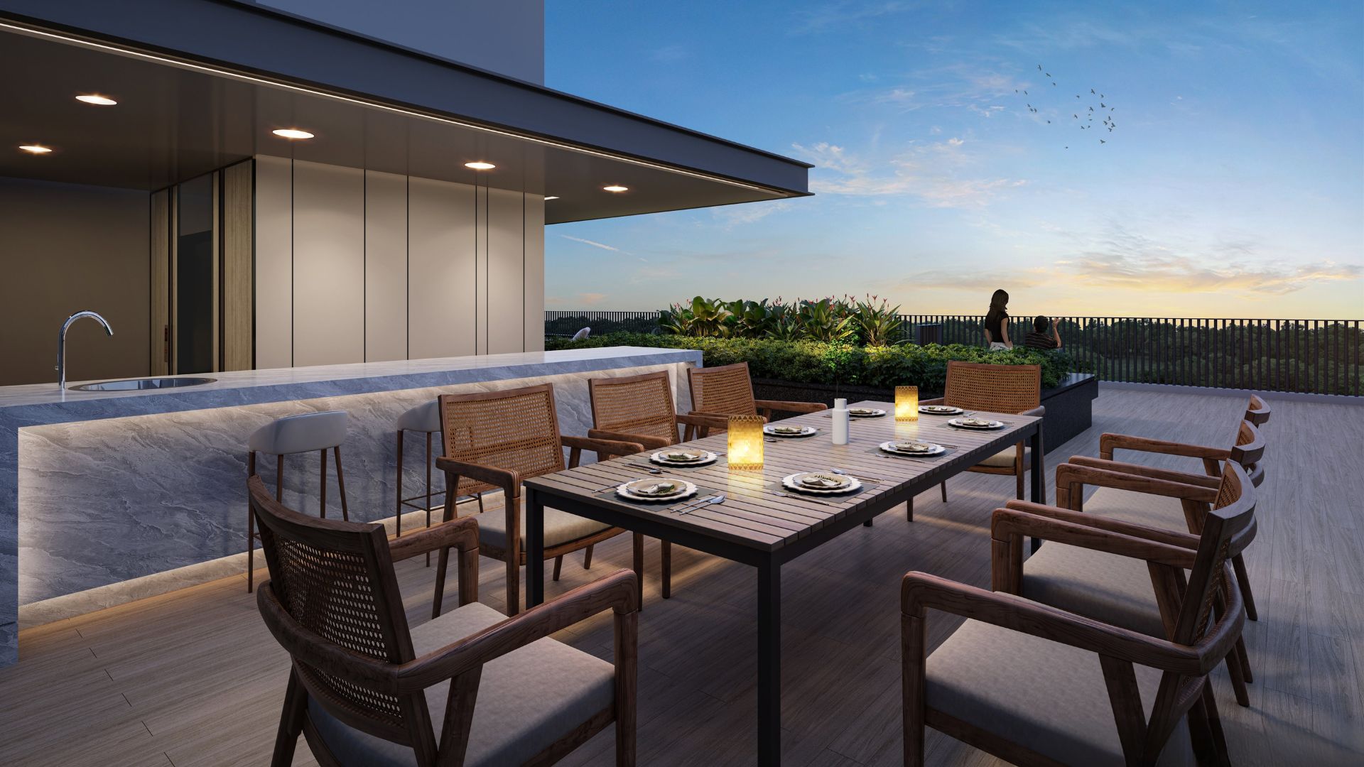 Sophia Meadow BBQ Area Luxury Condominium Property by Singapore Luxury Homes