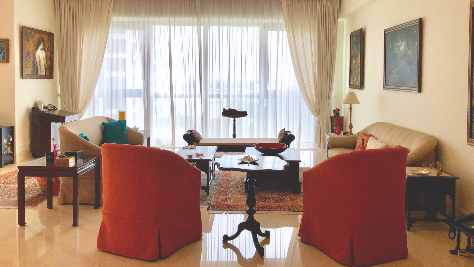 Ardmore Park Singapore luxury apartments living room