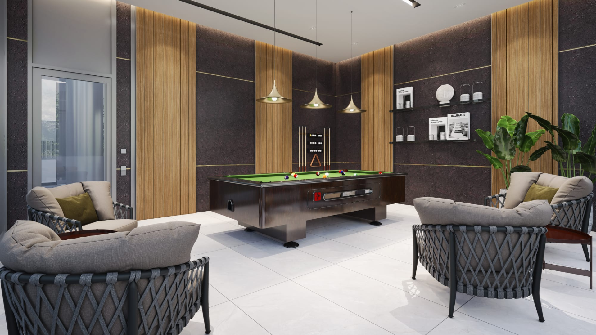 Blossoms by the Park Singapore luxury apartments entertainment area