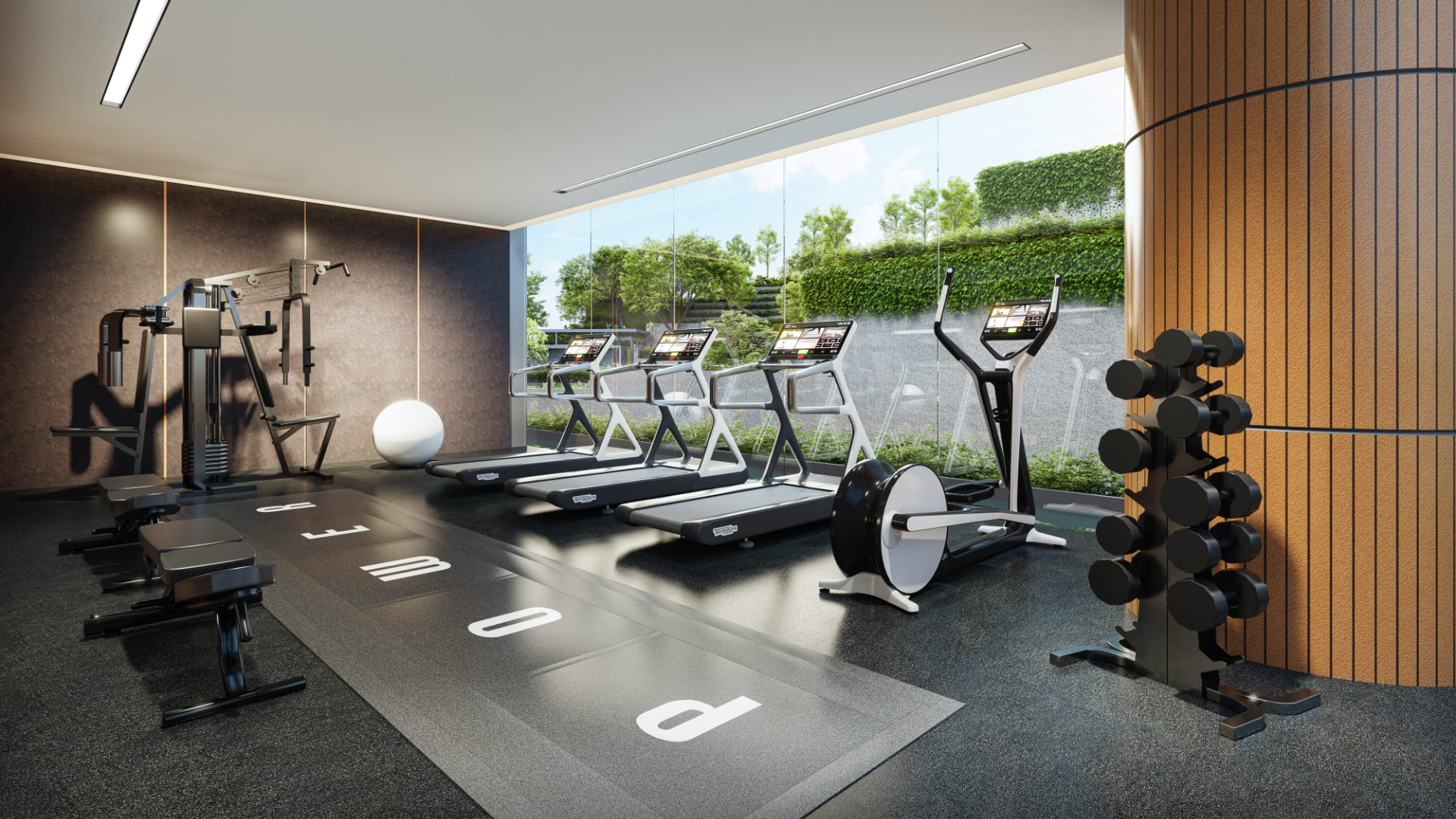Blossoms by the Park Singapore luxury apartments gym