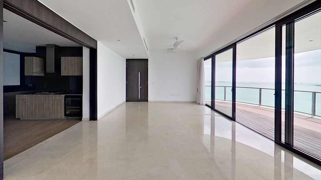 Cape Royale Singapore luxury apartments living room