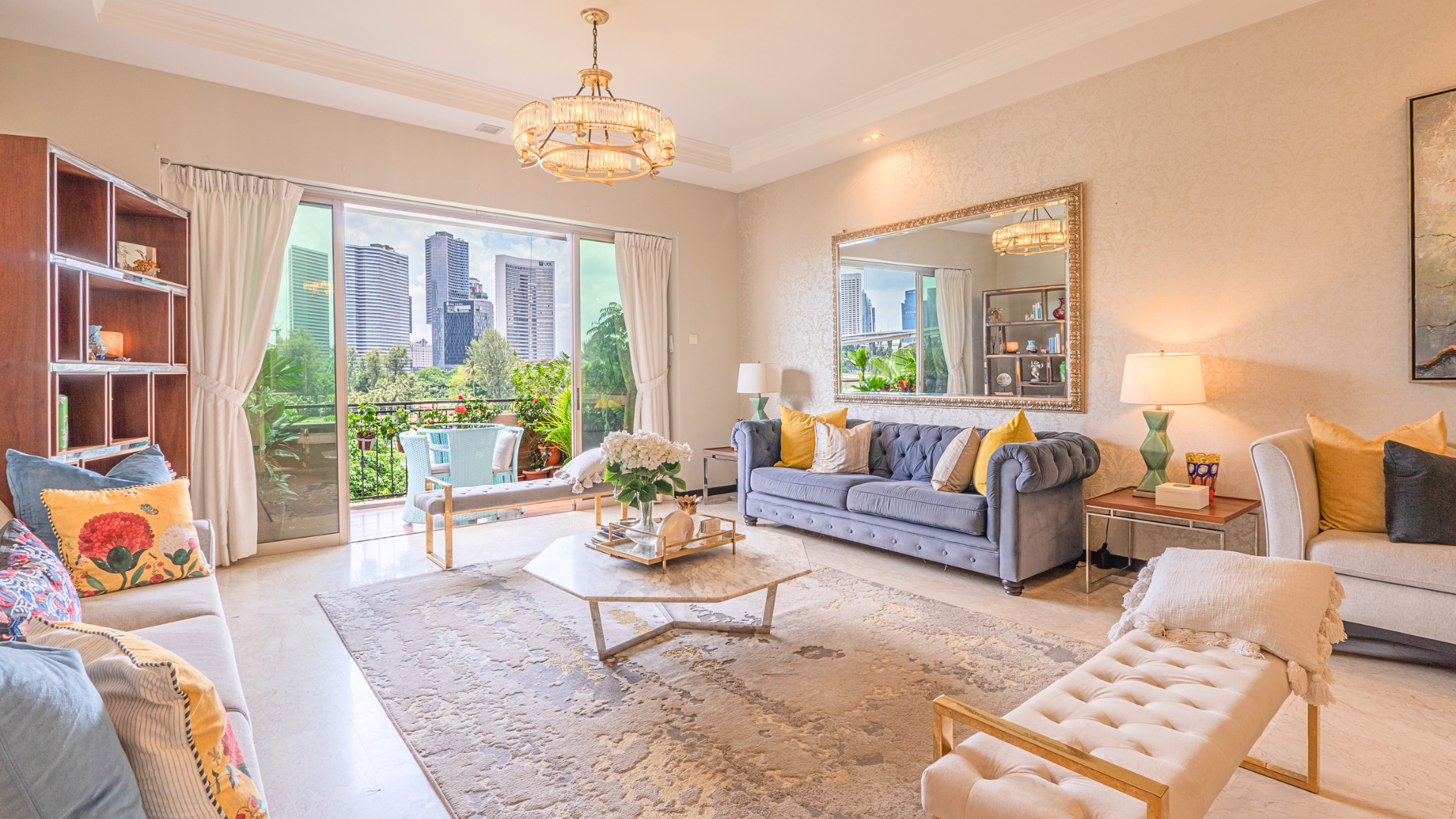 Costa Rhu Singapore luxury apartments living room