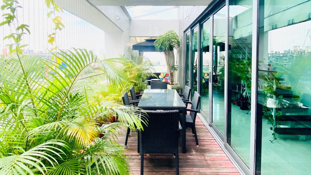 Duet Penthouse Singapore luxury apartments balcony