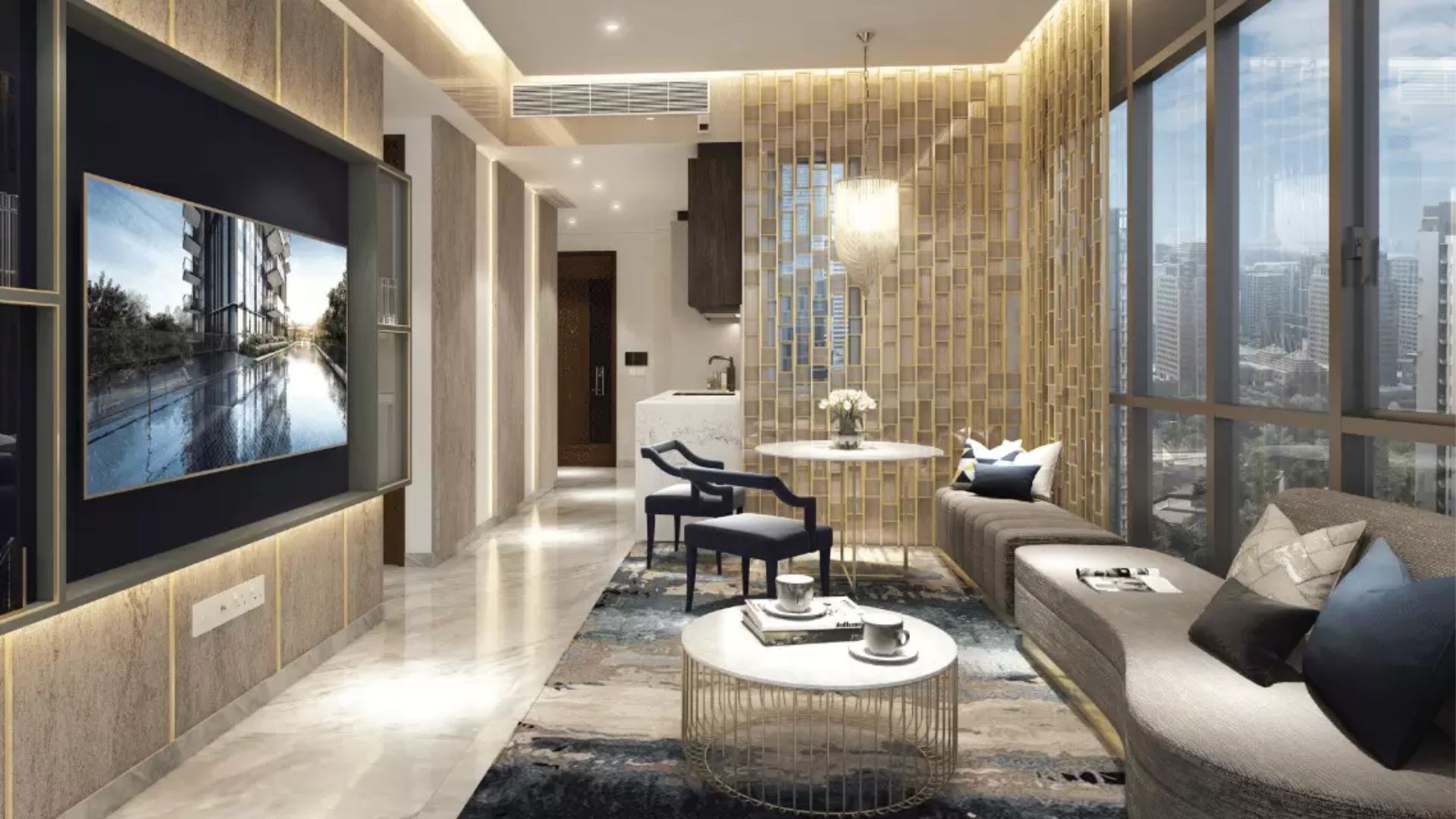 Grange 1866 Singapore luxury apartments living room
