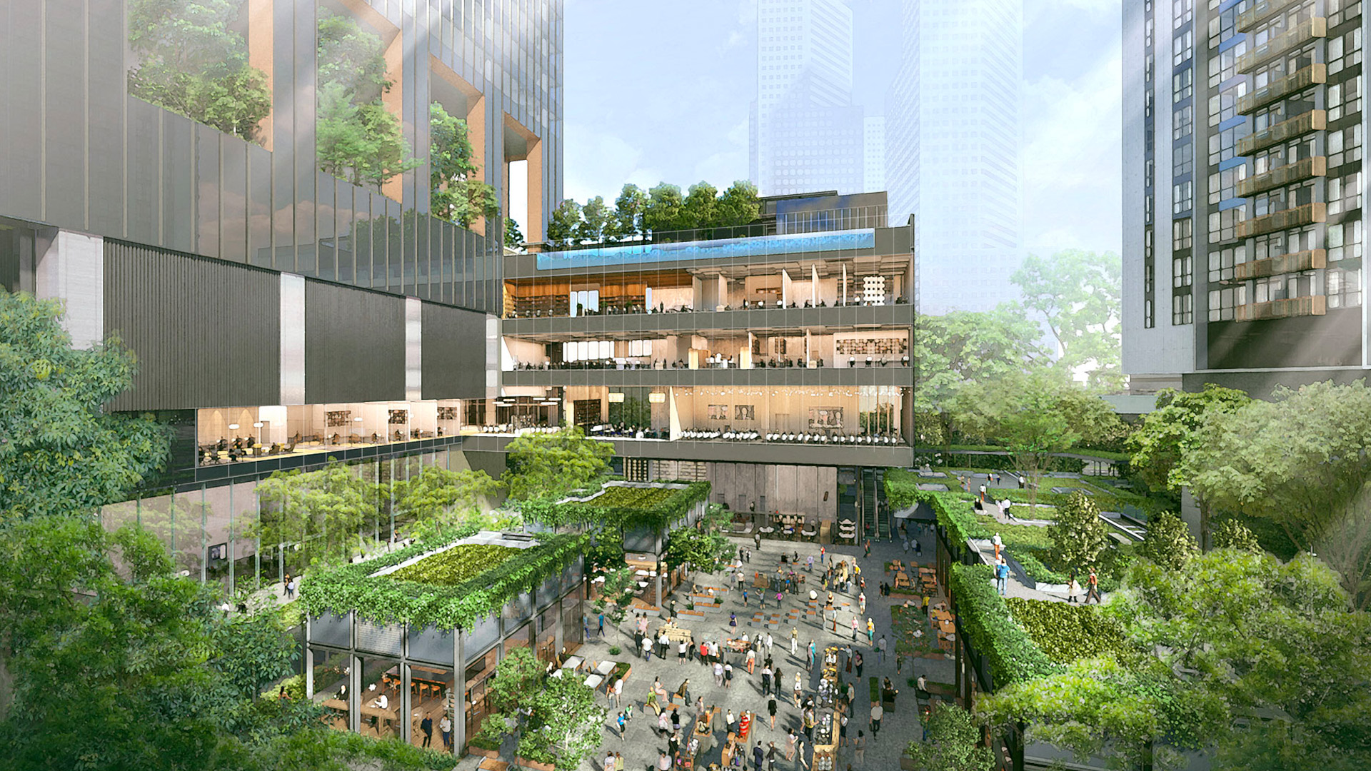Guoco mix development condo at MRT station Singapore