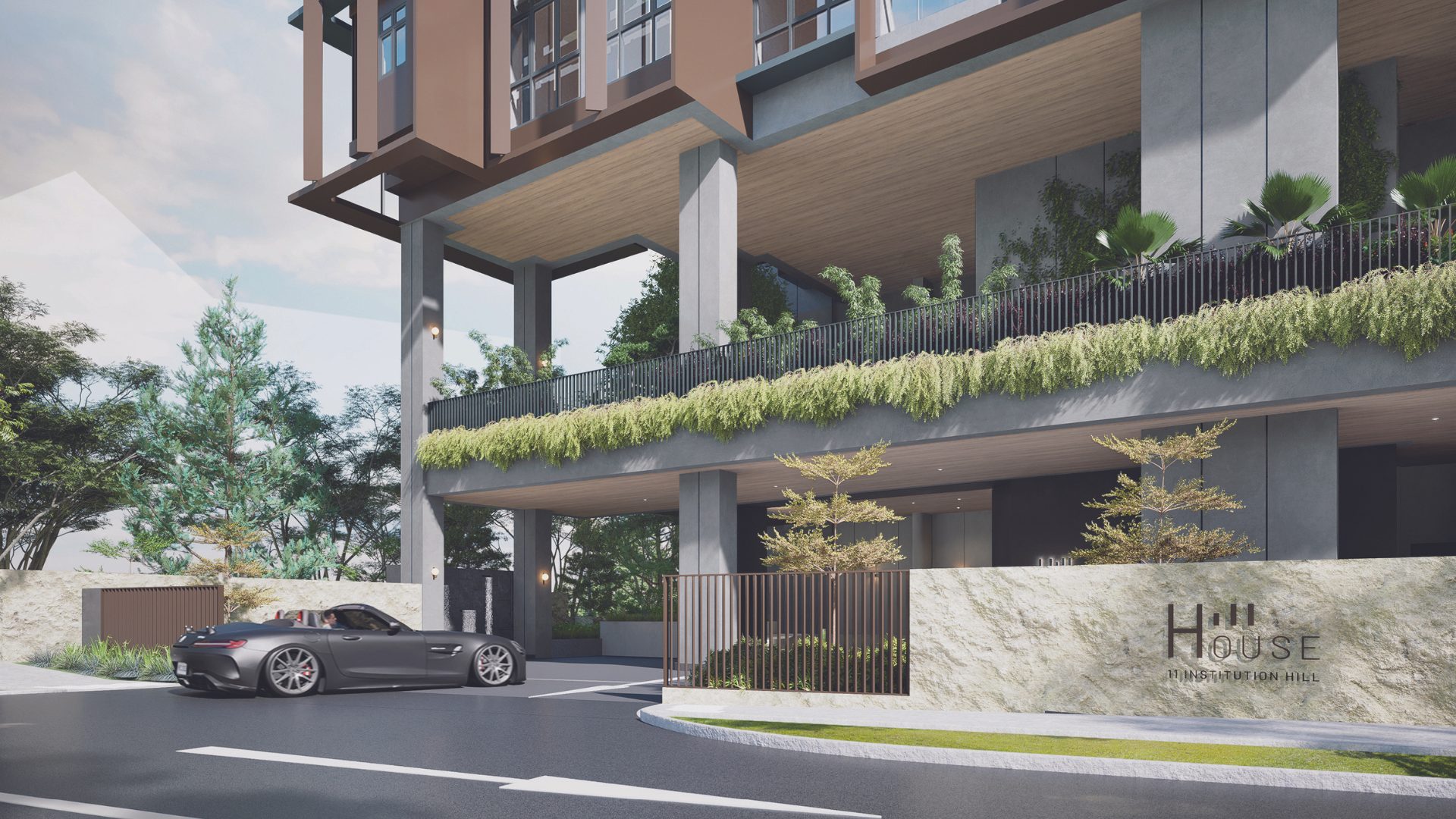 Hill House Singapore luxury apartments exterior