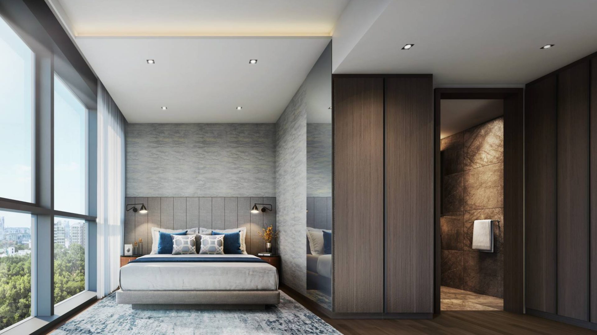 Hyll on Holland Singapore luxury apartments bedroom