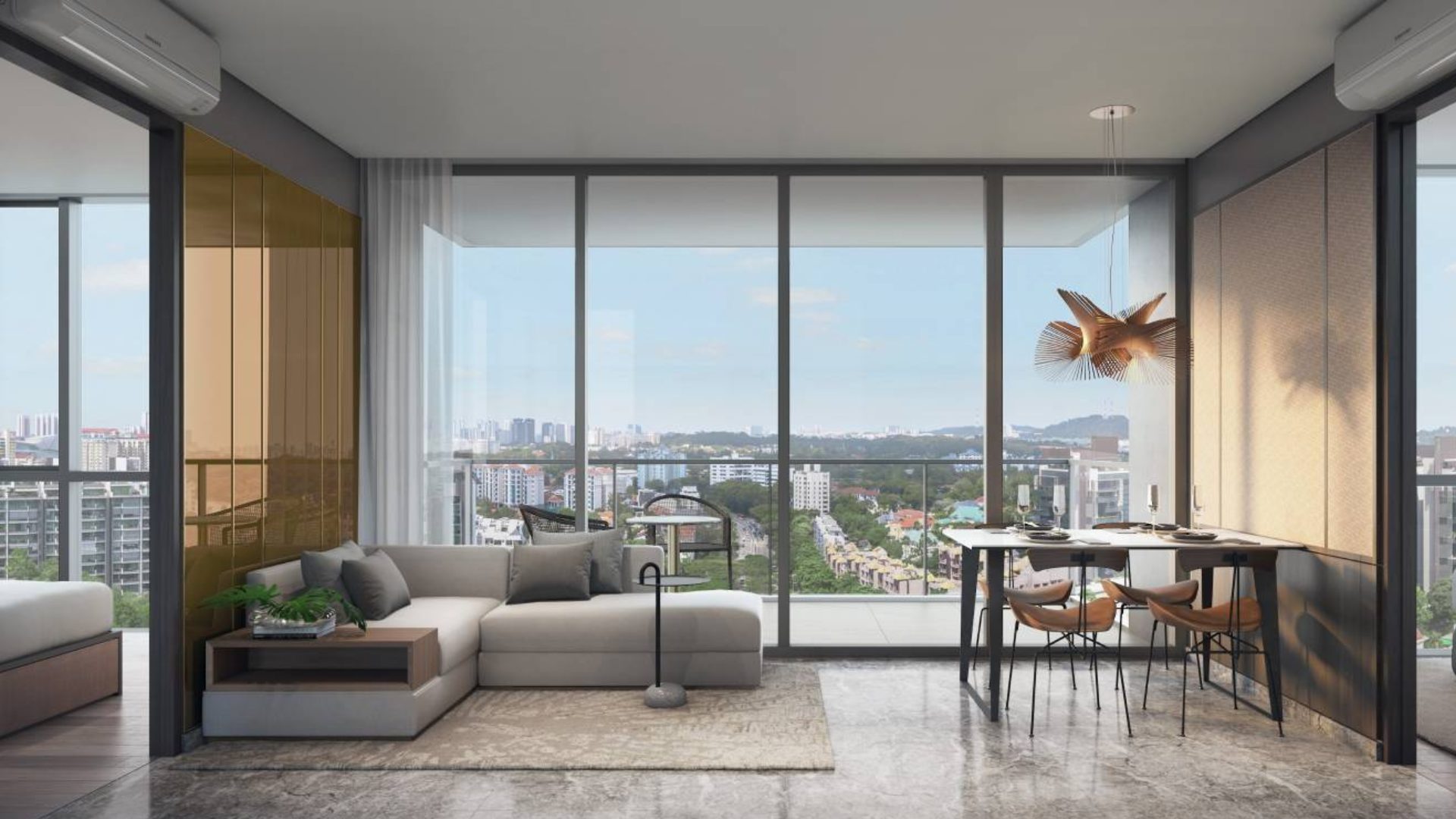 Hyll on Holland Singapore luxury apartments living room