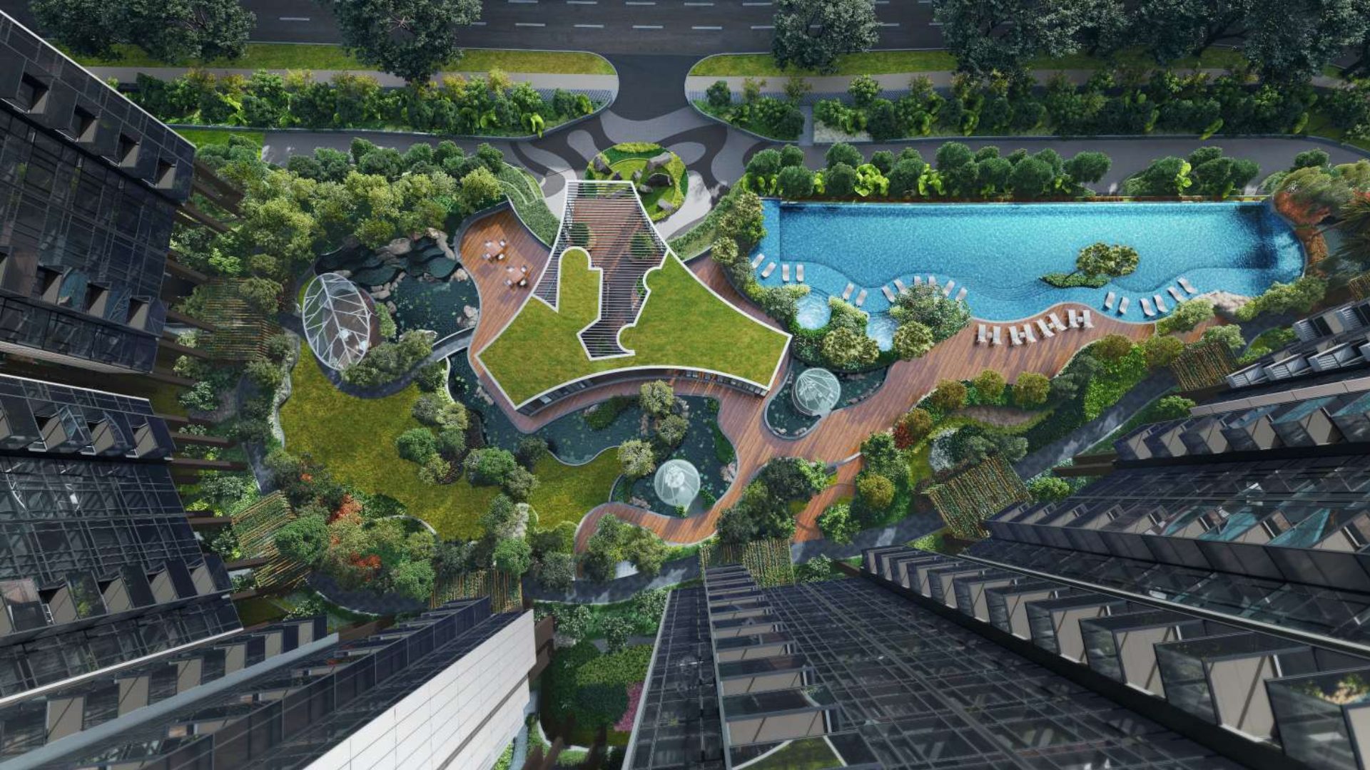 Hyll on Holland Singapore luxury apartments top view