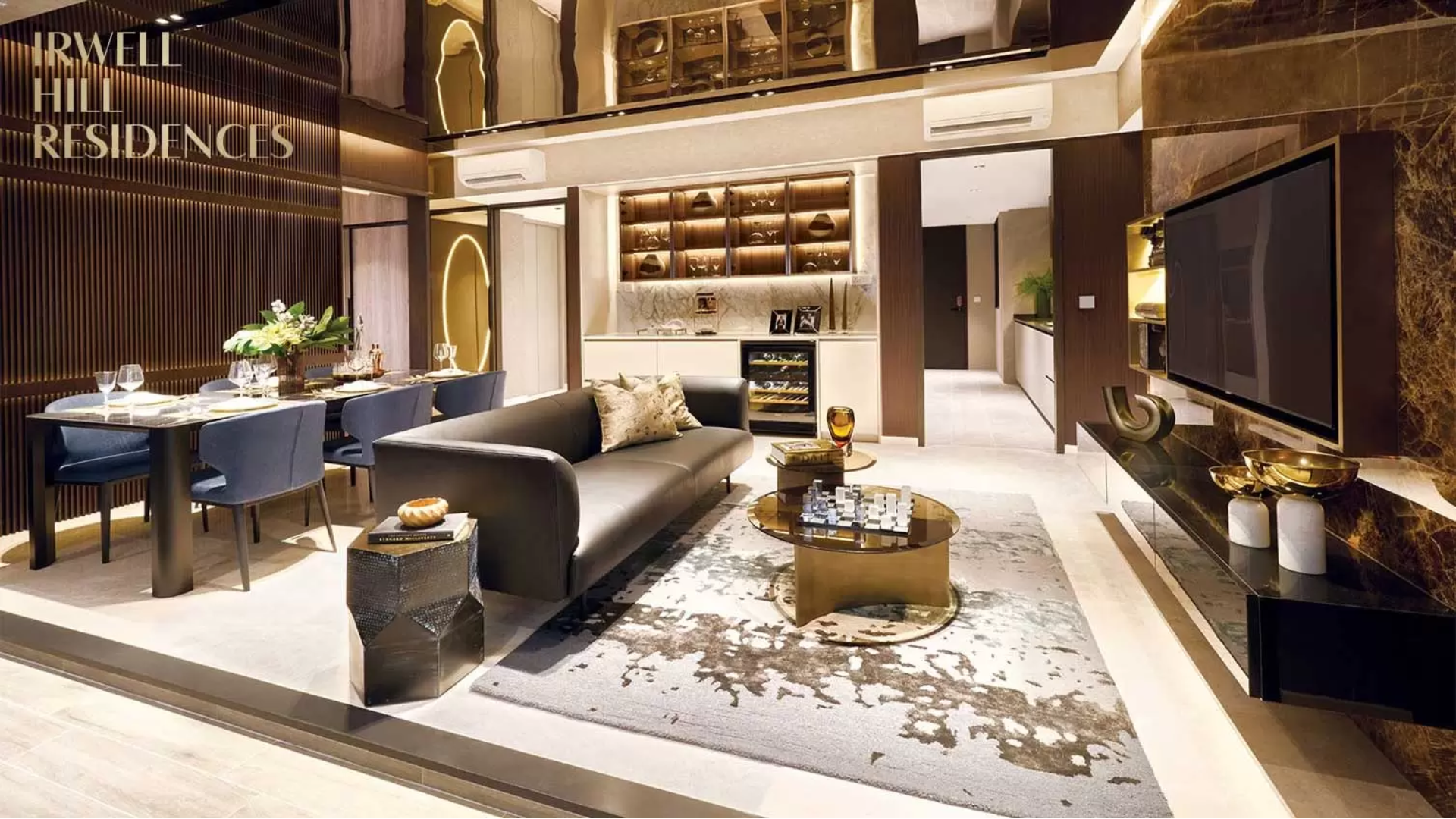 Irwell Hill Residences Singapore luxury apartments living room