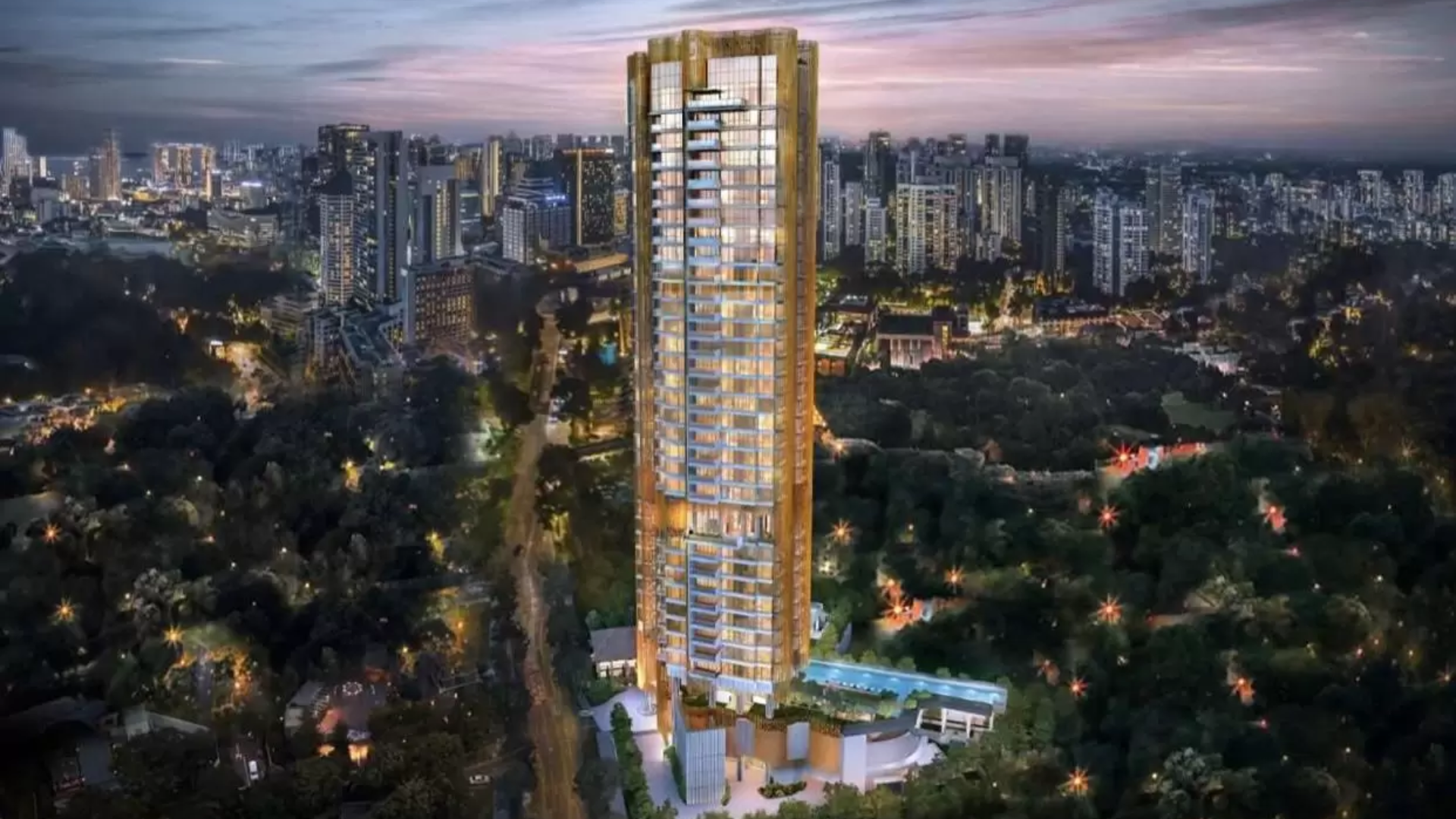 Klimt Cairnhill Singapore luxury apartments Exterior