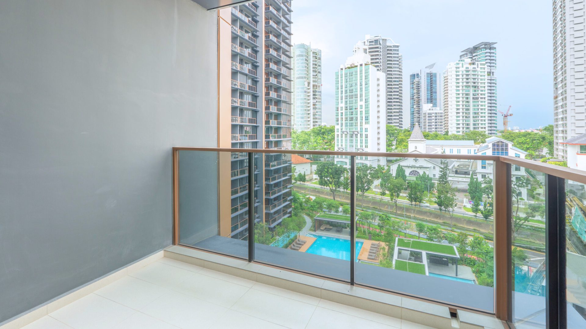 Kopar at Newton Singapore luxury apartments Balcony