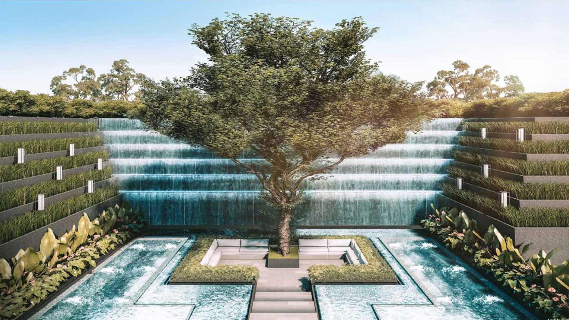 Leedon Green Singapore Luxury Apartments garden
