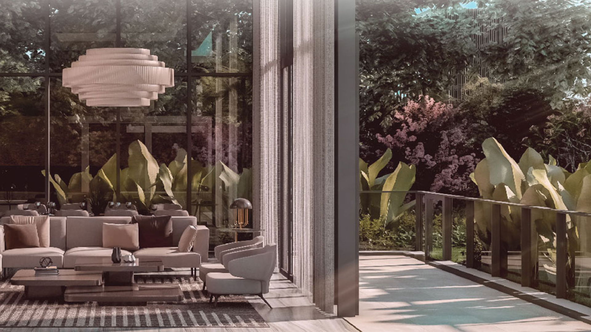Leedon Green Singapore Luxury Apartments living room