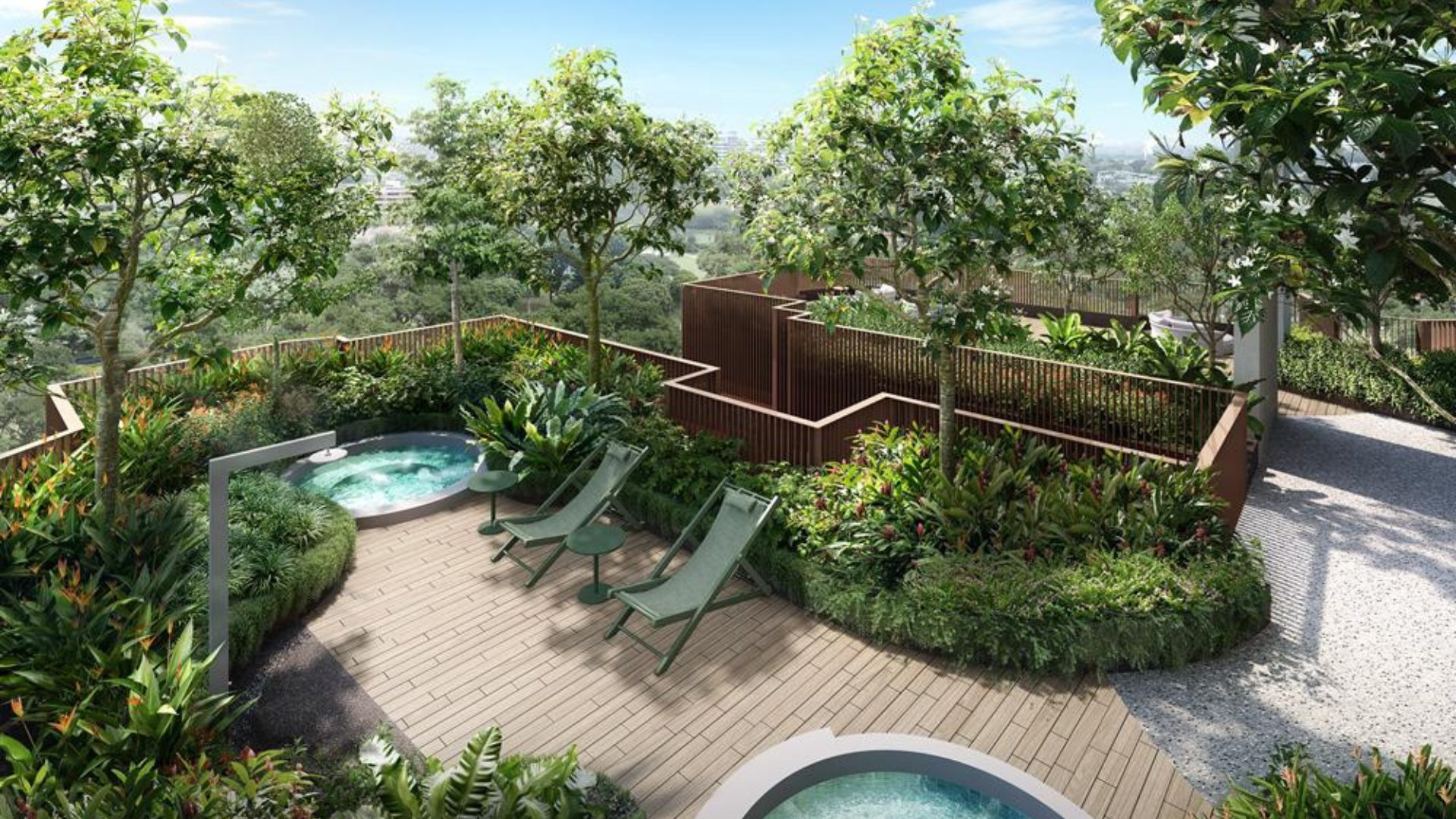 Lentor Hills Singapore luxury apartments garden
