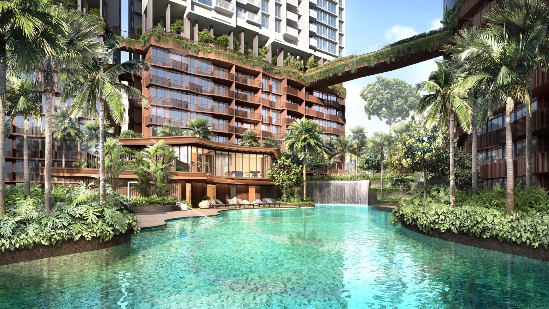 Lentor Hills Singapore luxury apartments pool