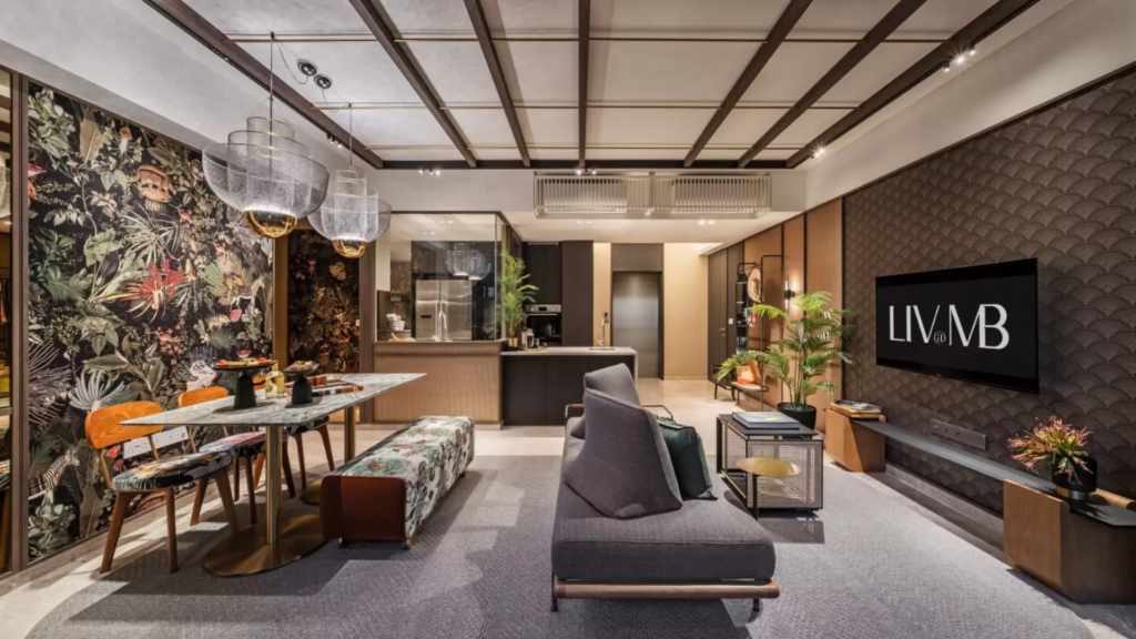 Liv@MB Singapore luxury apartments living room