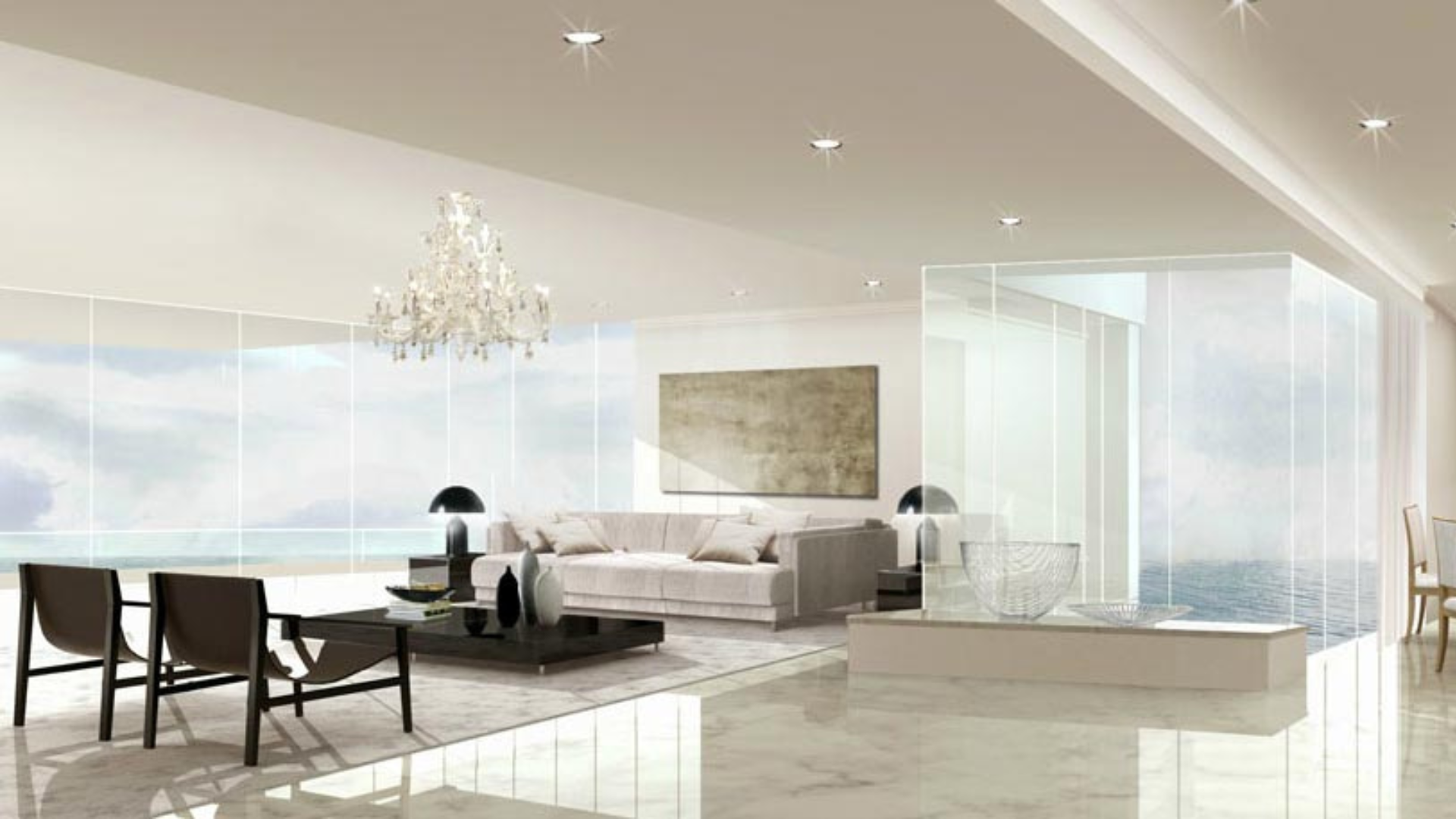 Marina Collection Singapore luxury apartments living room