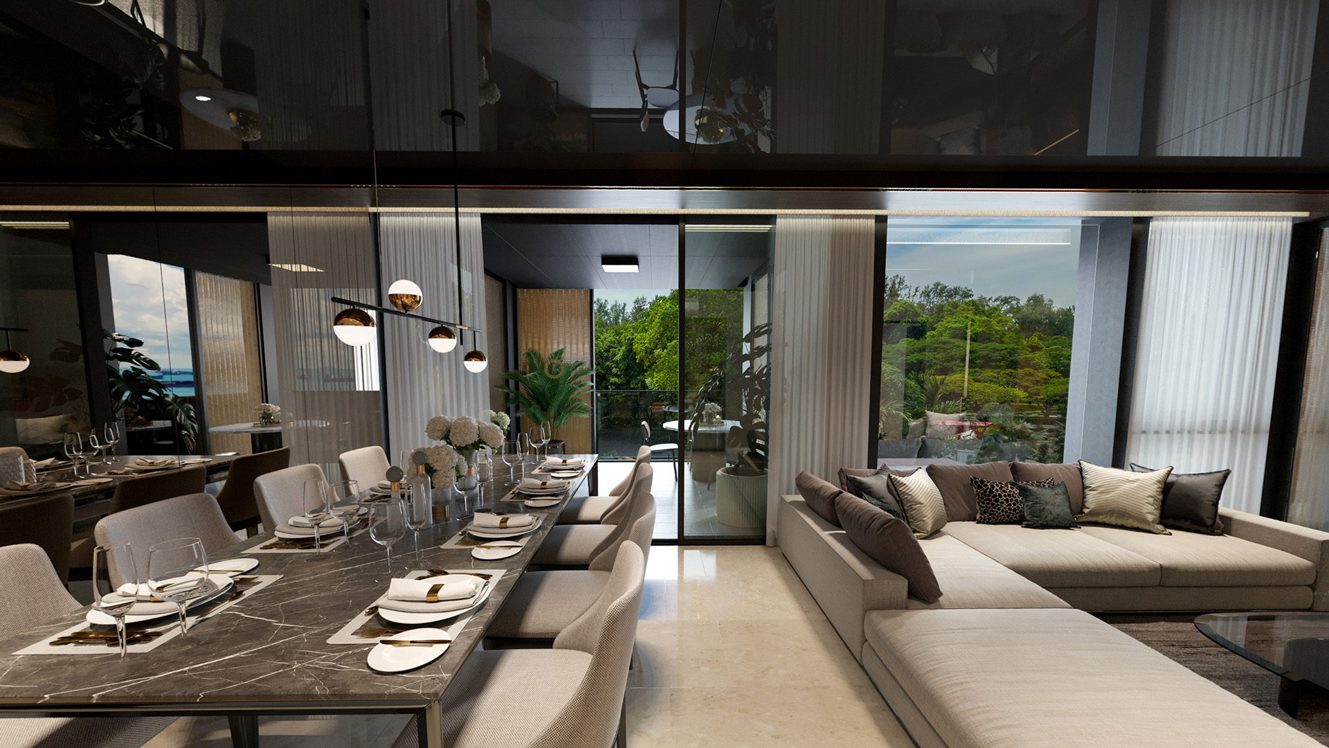 Meyer Mansion luxury living area