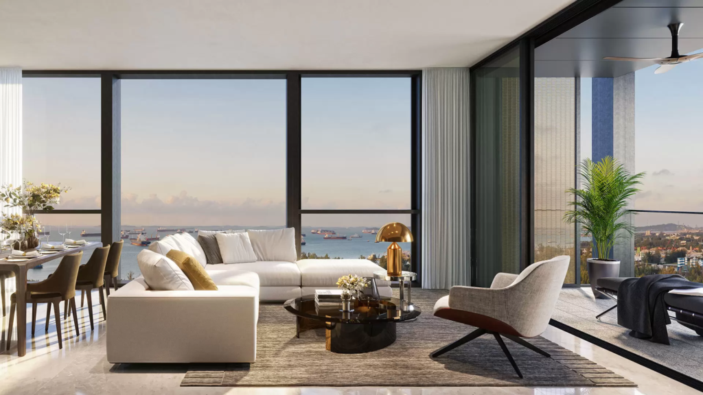Meyer Mansion Singapore luxury apartments living room