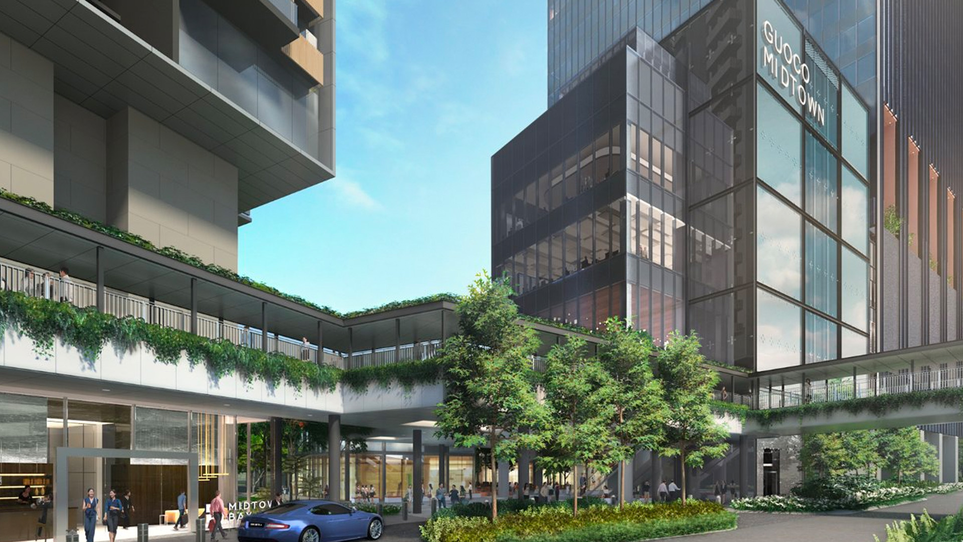 Midtown Bay mixed-development gardens